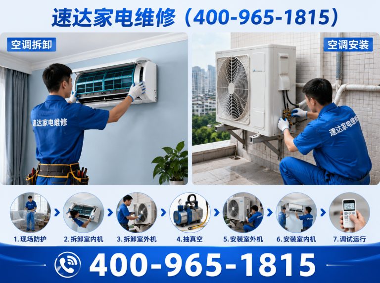 商洛空调拆装展示图